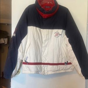 Náutica winter jacket .mens size L.reversible